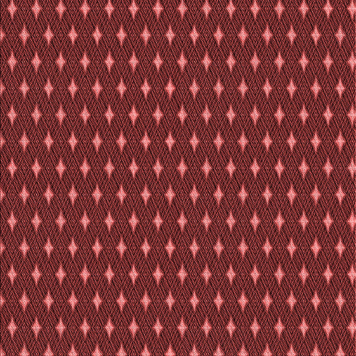 Square Patterned Red Rug in a Living Room, pat54rd