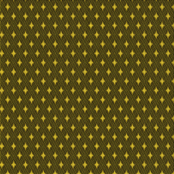 Round Patterned Dark Yellow Green Rug, pat54yw