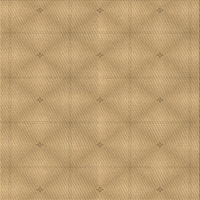 Round Patterned Yellow Orange Rug, pat540brn