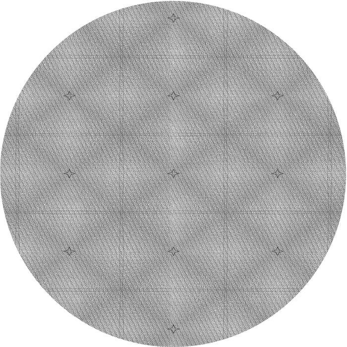 Square Patterned Gray Rug, pat540gry