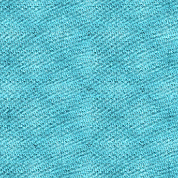 Patterned Bright Cyan Blue Rug, pat540lblu