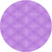 Square Machine Washable Transitional Violet Purple Rug in a Living Room, wshpat540pur