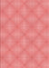 Machine Washable Transitional Light Coral Pink Rug, wshpat540rd