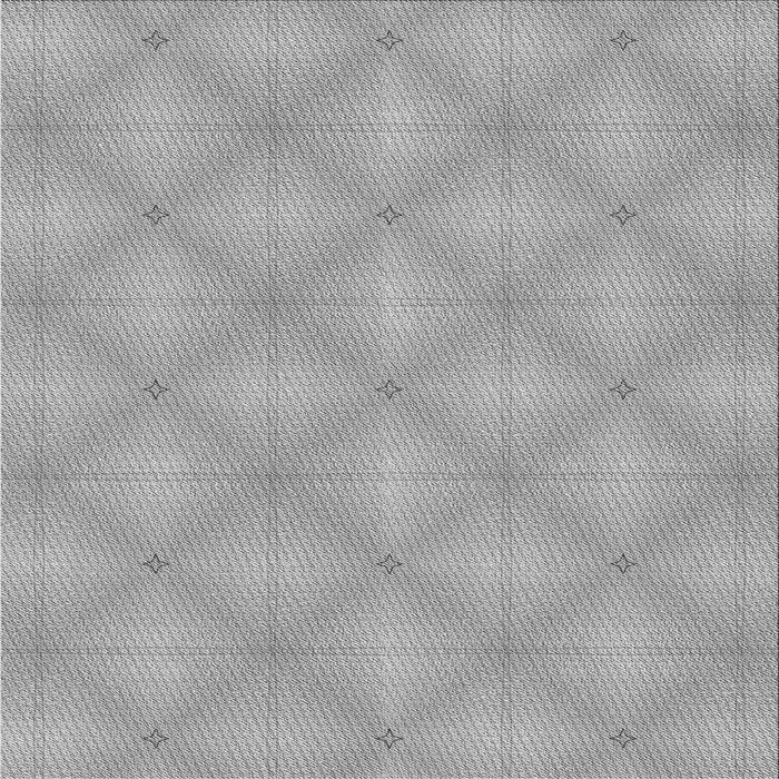 Square Patterned Platinum Silver Gray Novelty Rug, pat540
