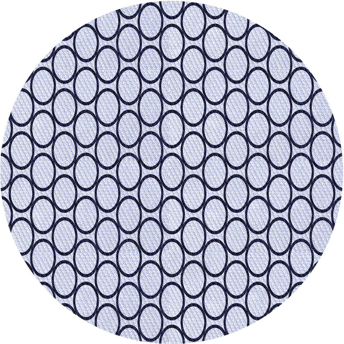 Square Patterned Lavender Blue Rug, pat541blu