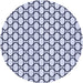 Square Patterned Lavender Blue Rug, pat541blu