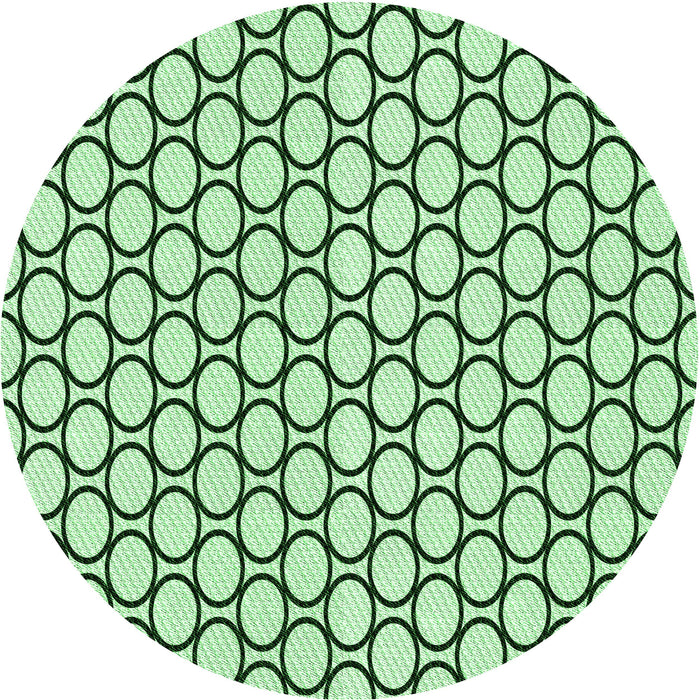 Square Machine Washable Transitional Mint Green Rug in a Living Room, wshpat541grn