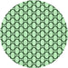 Square Patterned Mint Green Rug, pat541grn