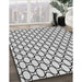 Patterned Ash Gray Rug in Family Room, pat541gry