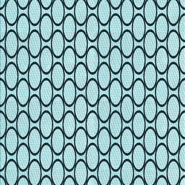 Patterned Aquamarine Stone Green Rug, pat541lblu