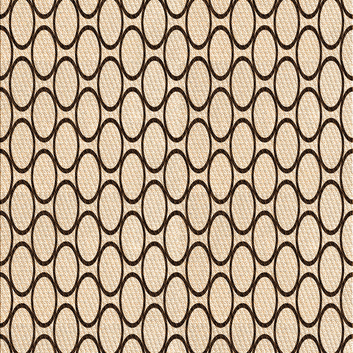Patterned Sienna Brown Rug, pat541org