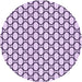 Square Machine Washable Transitional French Lilac Purple Rug in a Living Room, wshpat541pur