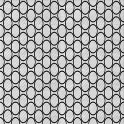 Square Patterned Gray Novelty Rug, pat541