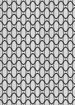 Patterned Gray Novelty Rug, pat541