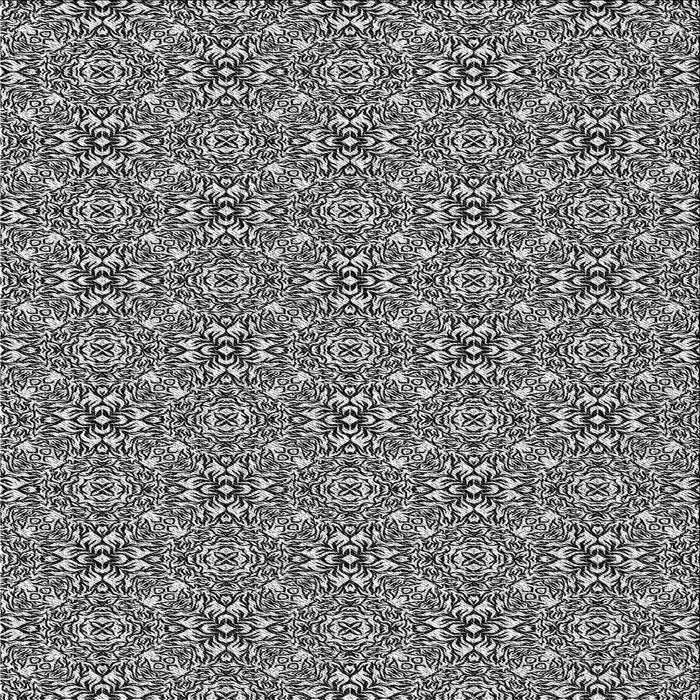 Round Patterned Platinum Silver Gray Rug, pat542gry