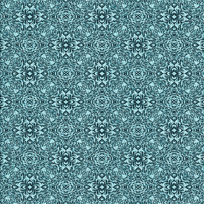 Machine Washable Transitional Medium Teal Green Rug, wshpat542lblu