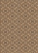 Patterned Bakers Brown Rug, pat542org