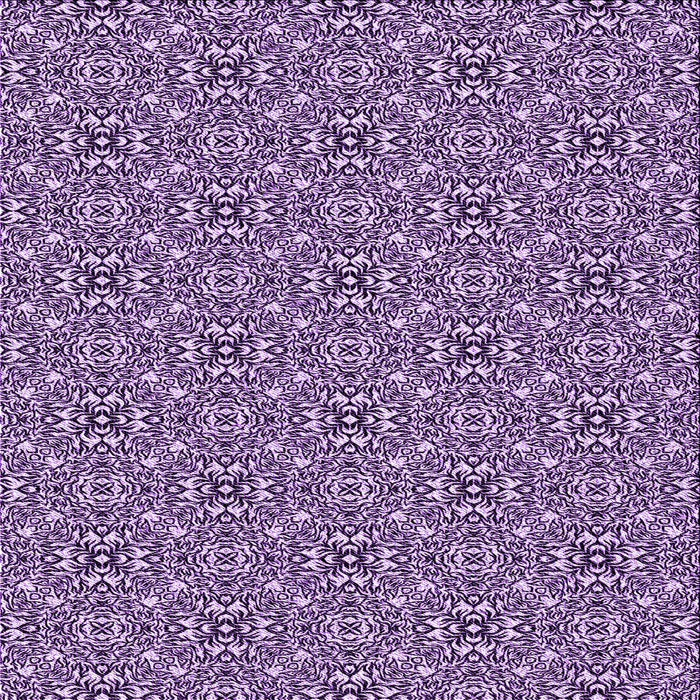 Round Machine Washable Transitional Purple Rug, wshpat542pur