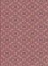 Patterned Saffron Red Rug, pat542rd