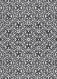 Machine Washable Transitional Charcoal Black Rug, wshpat542