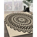 Patterned Milk Chocolate Brown Rug in Family Room, pat543brn