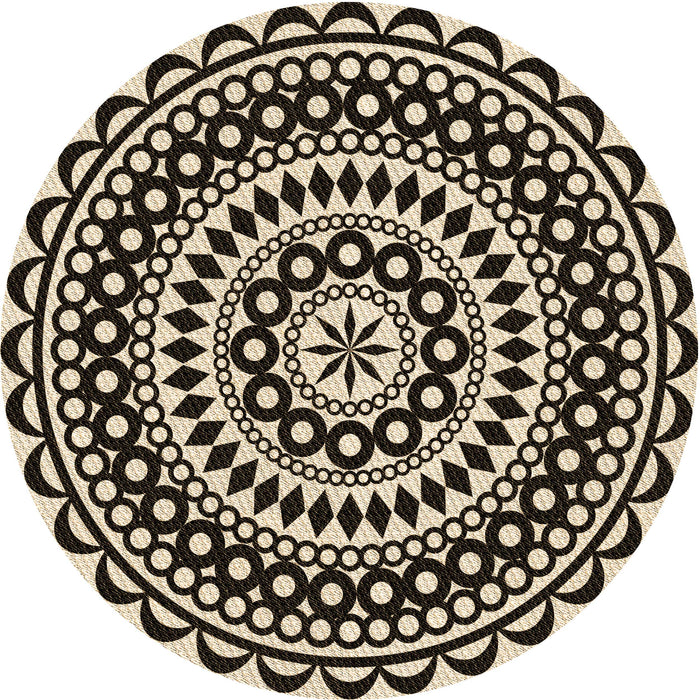 Square Machine Washable Transitional Chocolate Brown Rug in a Living Room, wshpat543brn