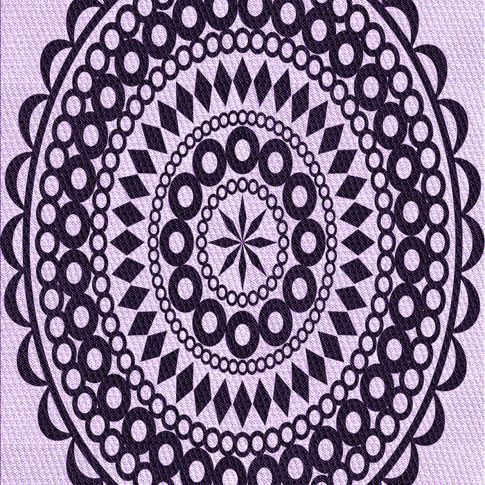 Patterned Blossom Pink Rug, pat543pur