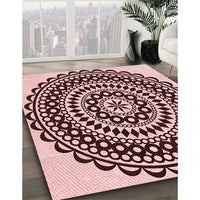 Patterned Pink Rug, pat543rd