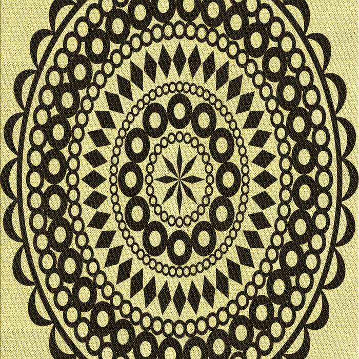 Machine Washable Transitional Chocolate Brown Rug, wshpat543yw