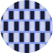 Square Patterned Blue Rug, pat544blu