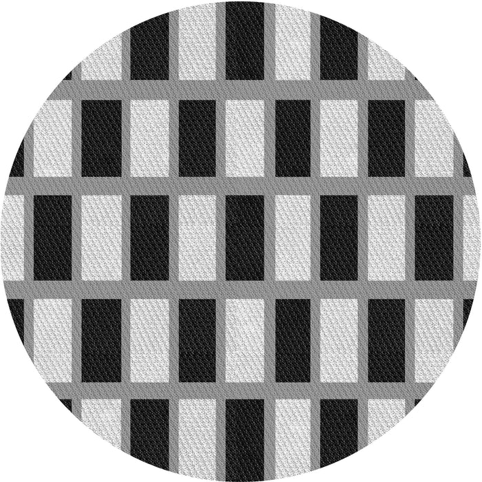 Square Machine Washable Transitional Silver Gray Rug in a Living Room, wshpat544gry