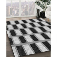 Patterned Silver Gray Rug, pat544gry