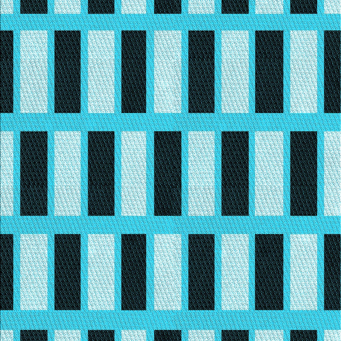Patterned Medium Teal Green Rug, pat544lblu
