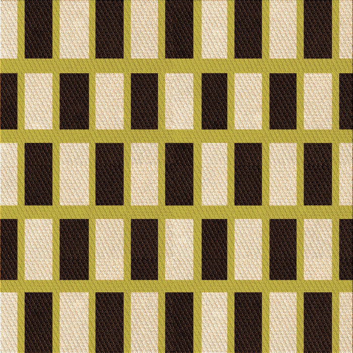 Round Patterned Mustard Yellow Rug, pat544org