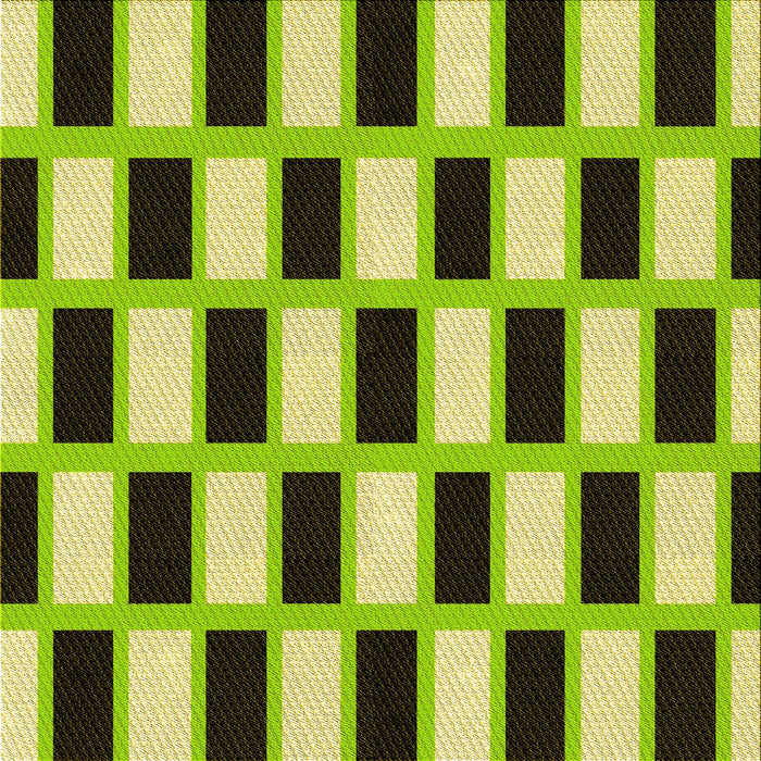 Round Patterned Green Yellow Green Rug, pat544yw