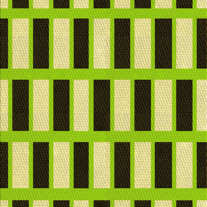 Patterned Green Yellow Green Rug, pat544yw