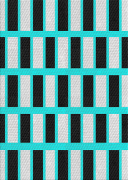Patterned Blue Zircon Blue Novelty Rug, pat544