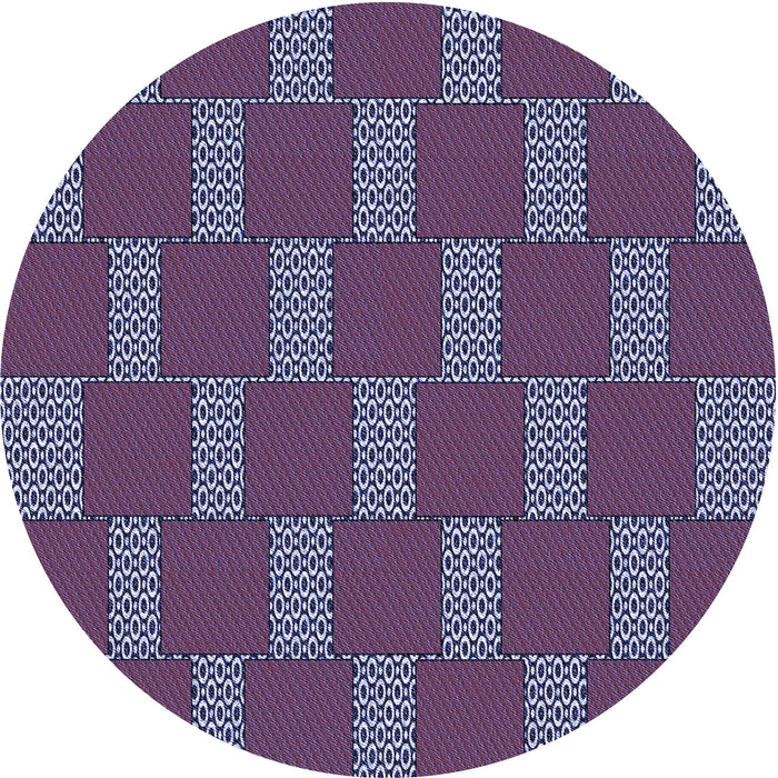 Square Patterned Medium Purple Rug, pat545blu