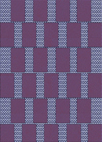 Machine Washable Transitional Medium Purple Rug, wshpat545blu