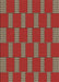 Patterned Red Rug, pat545brn