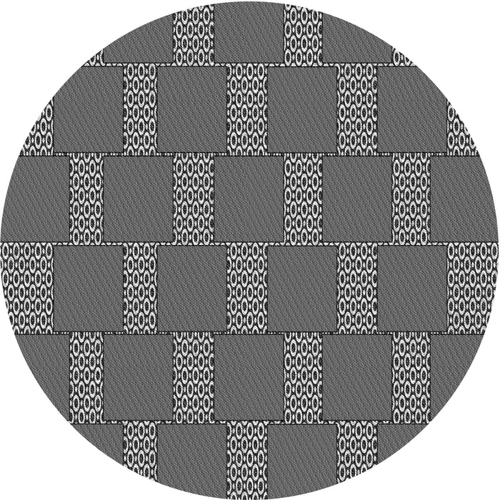 Square Machine Washable Transitional Gunmetal Gray Rug in a Living Room, wshpat545gry