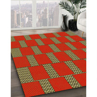 Patterned Light Brown Rug, pat545yw
