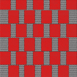 Sideview of Machine Washable Transitional Red Rug, wshpat545