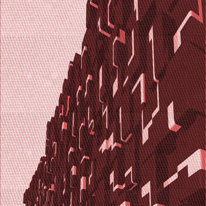 Machine Washable Transitional Light Coral Pink Rug, wshpat546rd