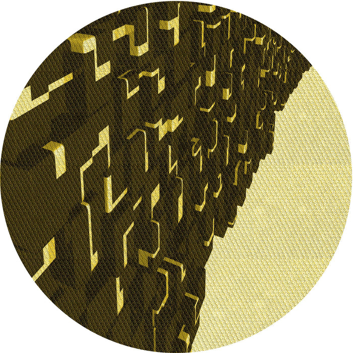 Square Machine Washable Transitional Black Brown Rug in a Living Room, wshpat546yw