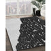 Machine Washable Transitional Midnight Gray Rug in a Family Room, wshpat546