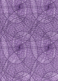 Machine Washable Transitional Bright Lilac Purple Rug, wshpat547pur