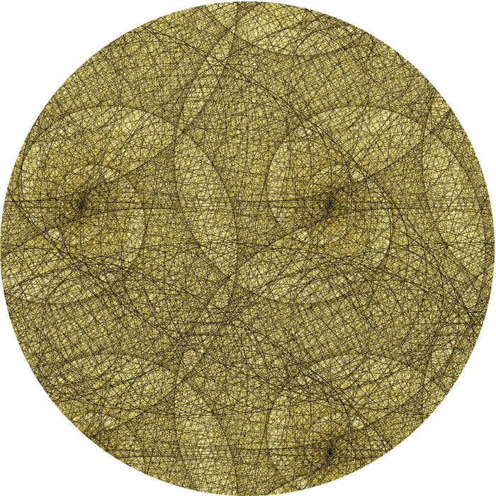 Square Patterned Dark Bronze Brown Rug, pat547yw