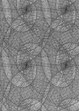 Patterned Silver Gray Novelty Rug, pat547
