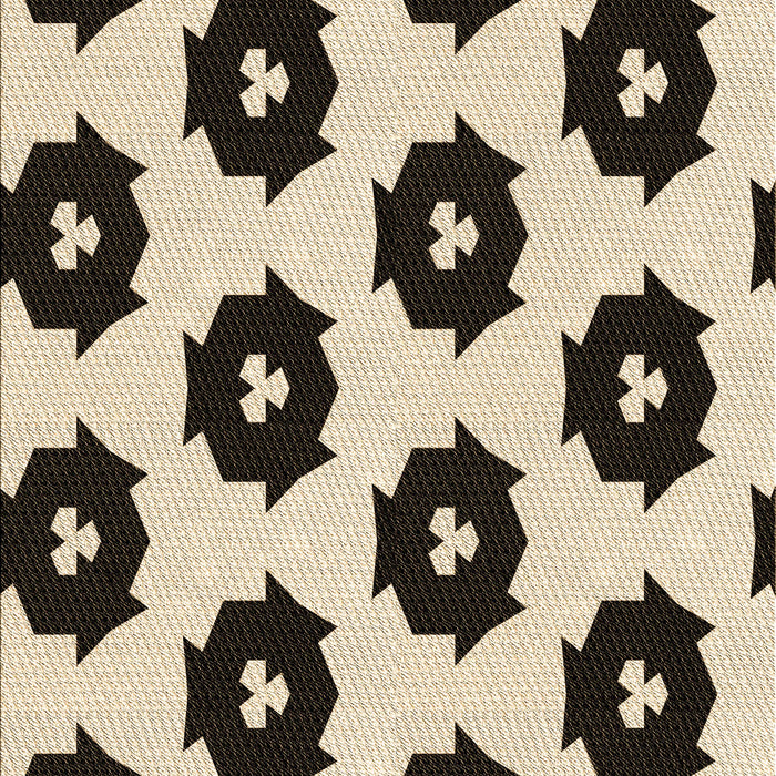 Patterned Milk Chocolate Brown Rug, pat548brn